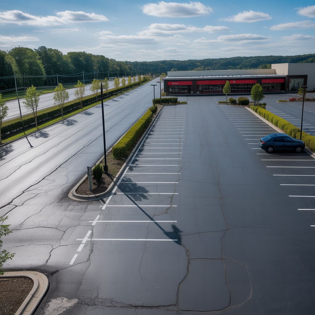 5 Signs Your Commercial Parking Lot Needs Immediate Attention — commercial asphalt project photo, Hudson Valley NY